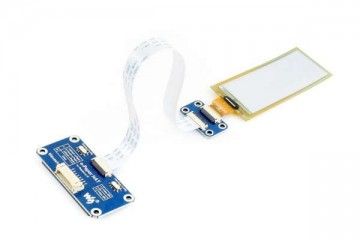 e-paper WAVESHARE 296×128, 2.9inch flexible E-Ink display HAT for Raspberry Pi, Waveshare 16565
