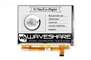 e-paper WAVESHARE 1200x825, 9.7inch E-Ink raw display, Waveshare 14448