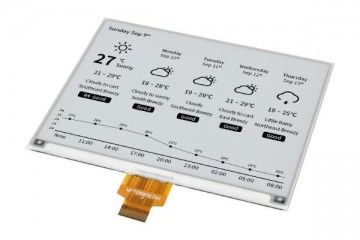 e-paper WAVESHARE 5.83inch E-Paper E-Ink Raw Display, 648×480, Black / White, SPI, Without PCB, Waveshare 14410