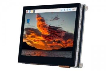 lcd WAVESHARE 4.3inch QLED Display, DSI Interface, 800 × 480, Integrated Structure, Toughened Glass Panel, Waveshare 24783