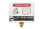 e-paper WAVESHARE 648×480, 5.83inch E-Ink raw display, red/black/white three-color, Waveshare 14411