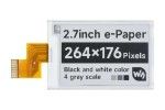 e-paper WAVESHARE 264x176, 2.7inch E-Ink raw display, Waveshare 13378